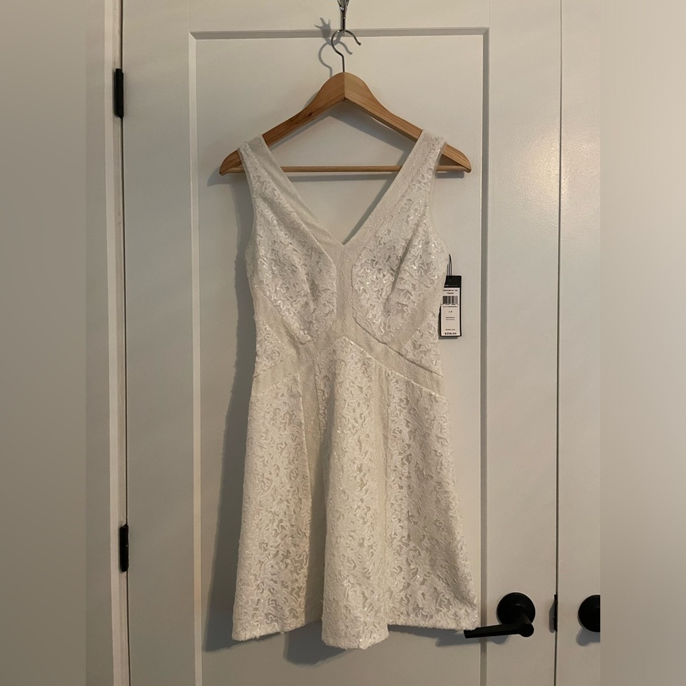 BNWT BCBG white dress